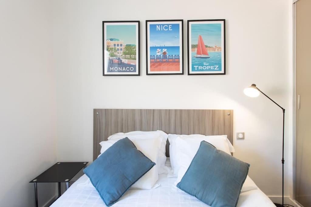 #40 Bright Sea View Suite For 6 2Mins Walk Port & Sea فيليوفرُنش سور مير المظهر الخارجي الصورة